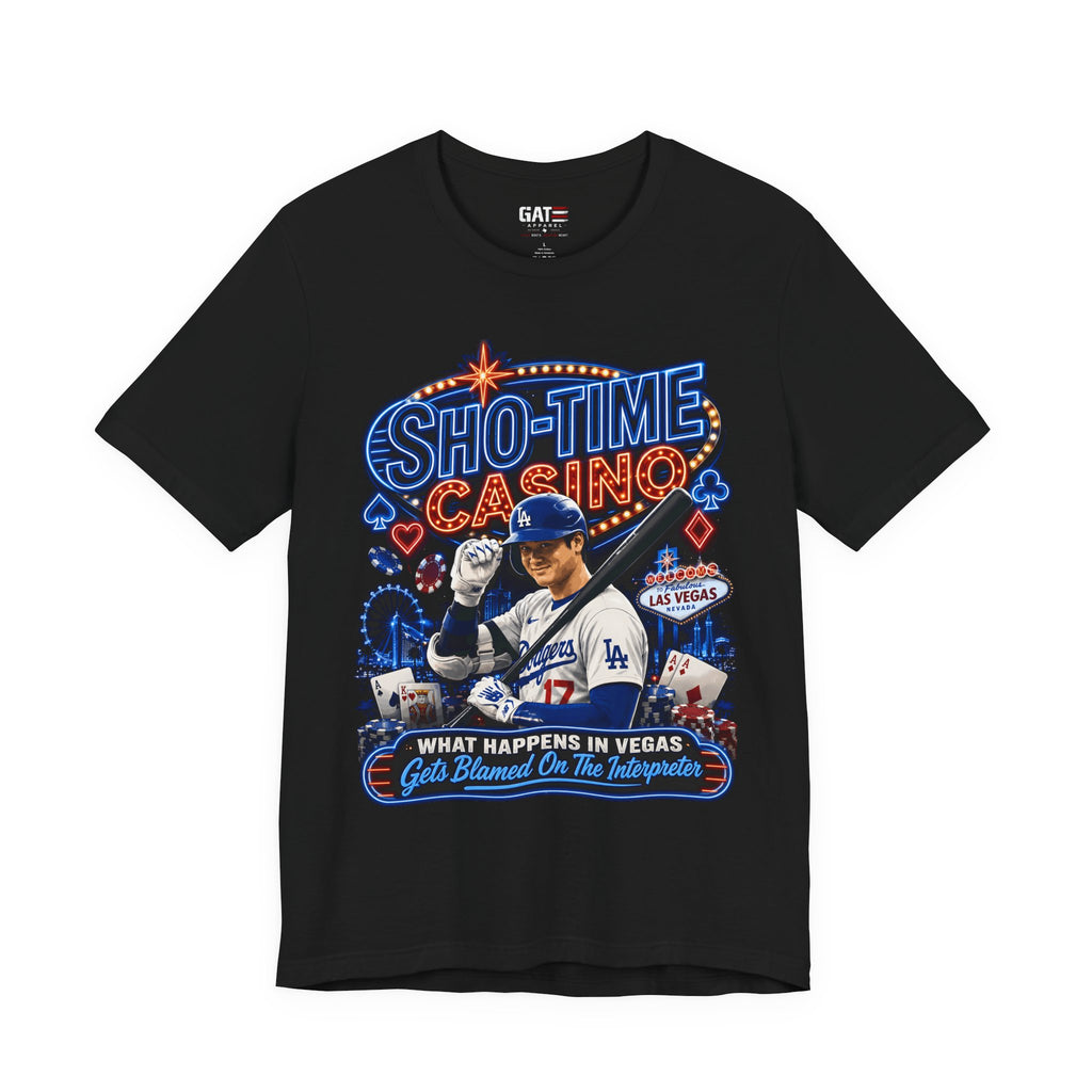 Shohei Ohtani|Dodgers|LA Baseball Team| "Sho-Time Casino" Dodgers Tribute Shirt