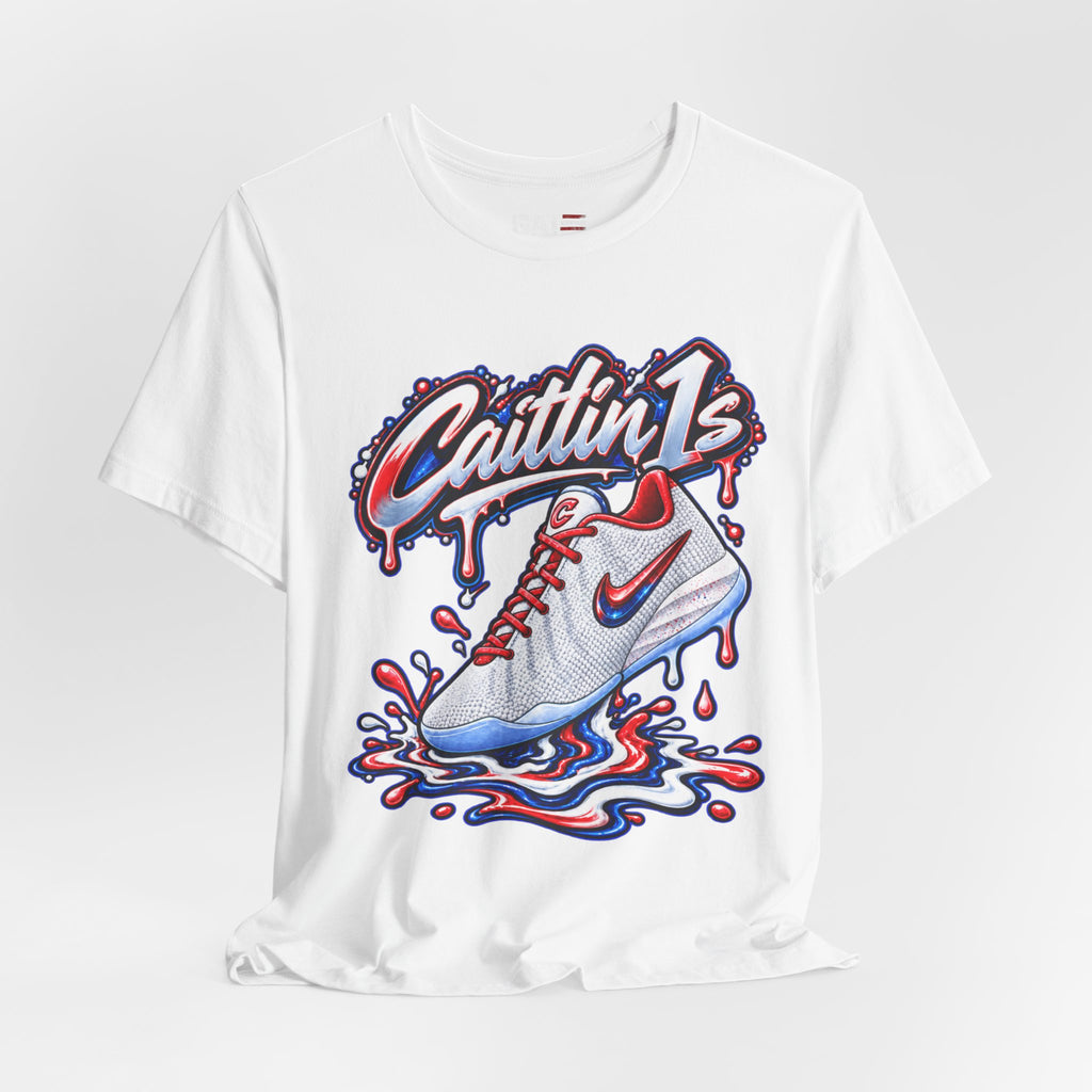 Caitlin Clark Caitlin 1s USA Whites Sneaker Shirt