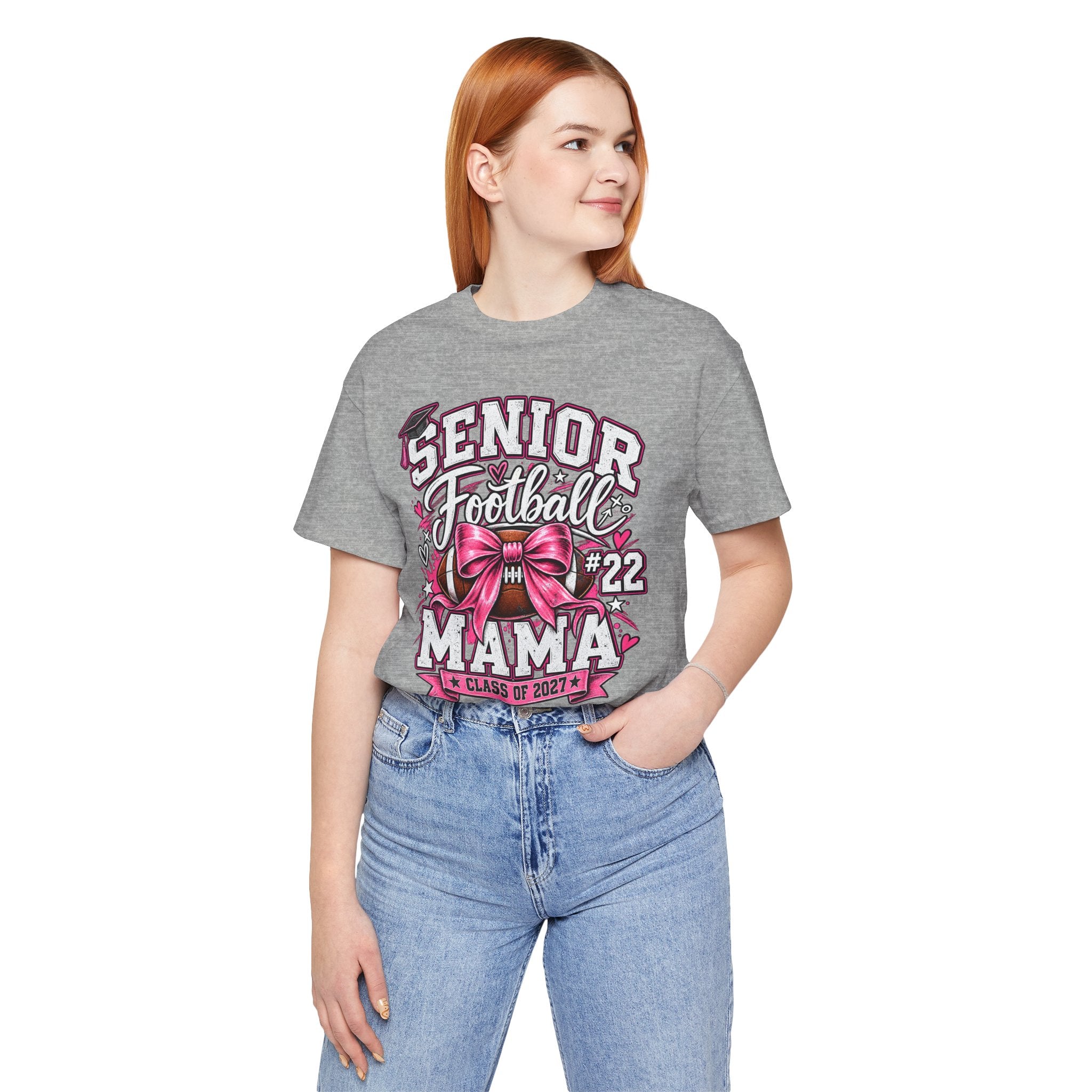 Football Mom Personalized Shirt Custom Player Name Number Helmet Game Day Tee