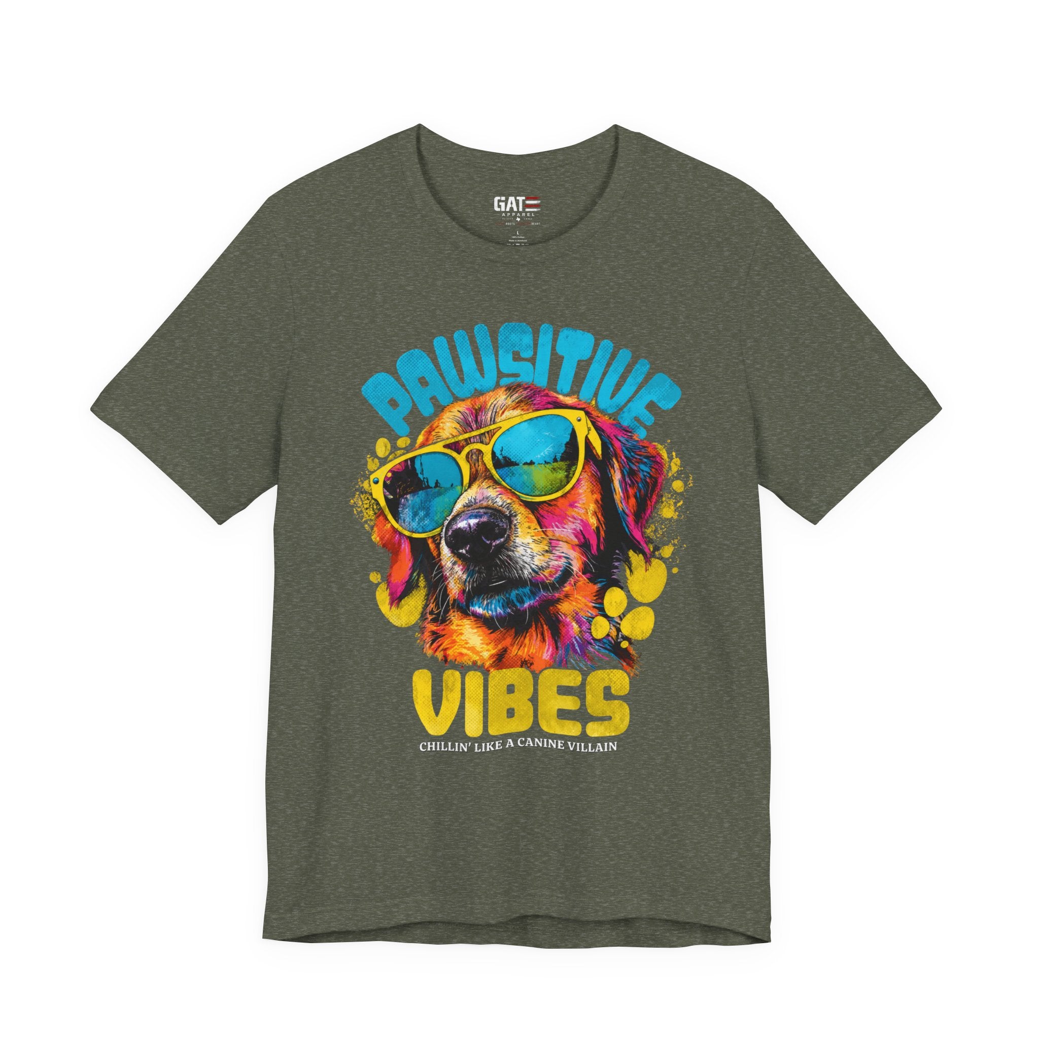 Pawesome Vibes Dog T-Shirt