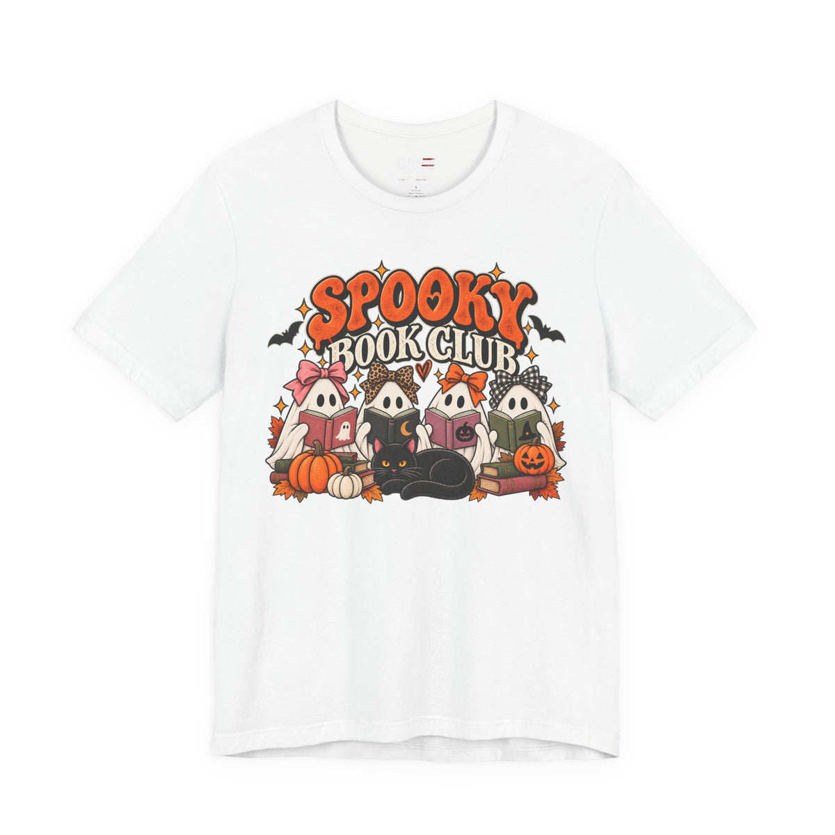 Spooky Book Club Halloween Shirt | Ghost Reading Tee