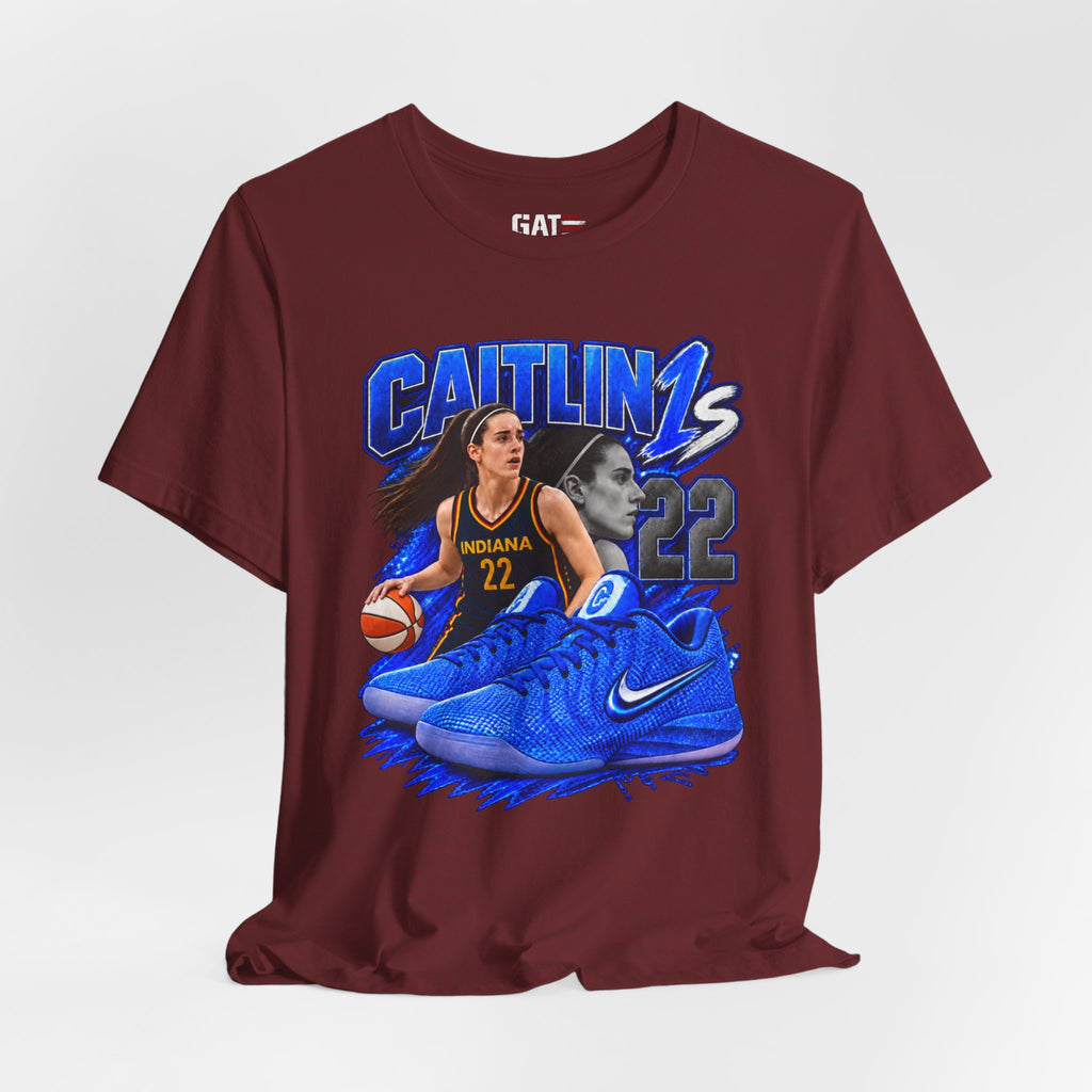 Caitlin Clark Caitlin 1s Racer Blue Classic Sneaker Shirt