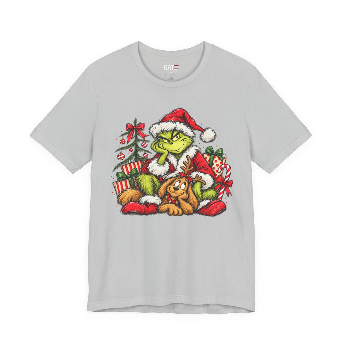 Grinch Christmas Graphic T-Shirt - product mockup view 16