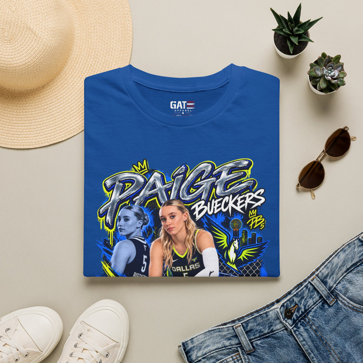 Paige Bueckers Dallas Wings Shirt WNBA Basketball Graphic Tee