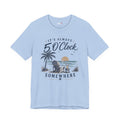 5 O'Clock Somewhere Beach T-Shirt