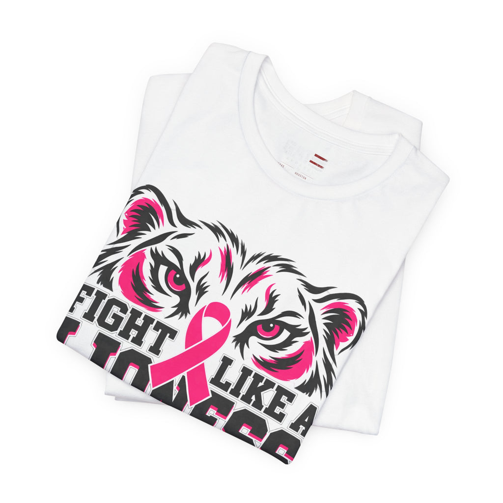 Fight Like a Lioness Breast Cancer Awareness T-Shirt