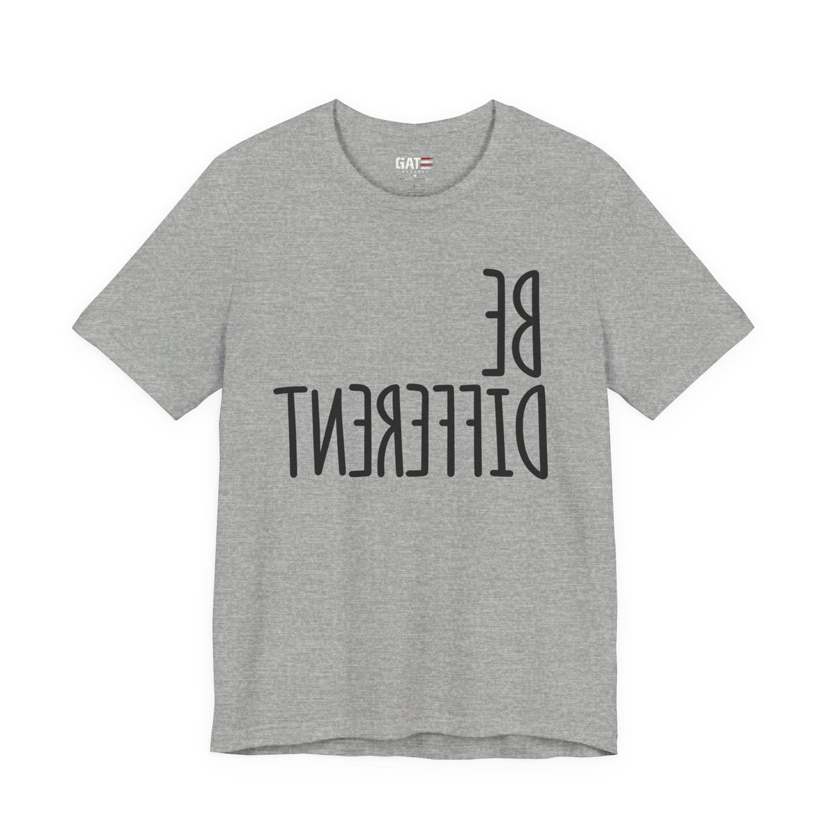 Be Different Upside Down Lettering Graphic T-Shirt - product image 6