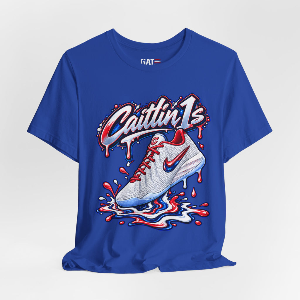 Caitlin Clark Caitlin 1s USA Whites Sneaker Shirt