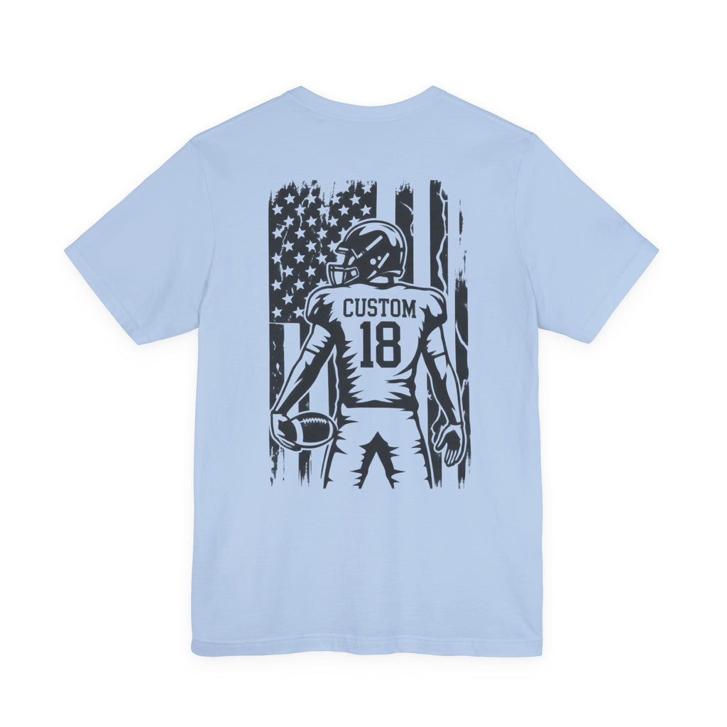 Football Mom Personalized Shirt Custom Player Name Number Player Game Day Tee