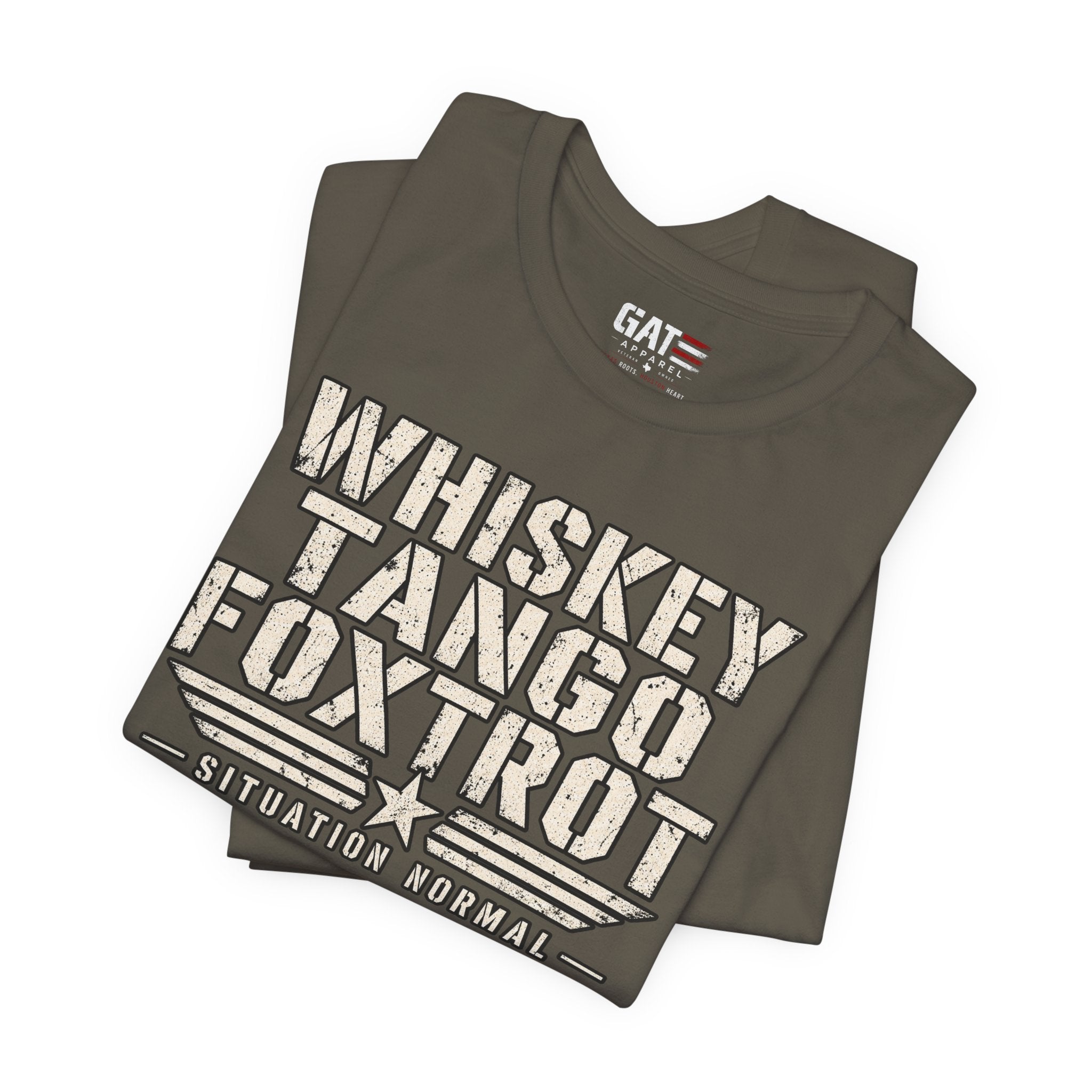 Whiskey Tango Foxtrot Tee — "Situation Normal" Military