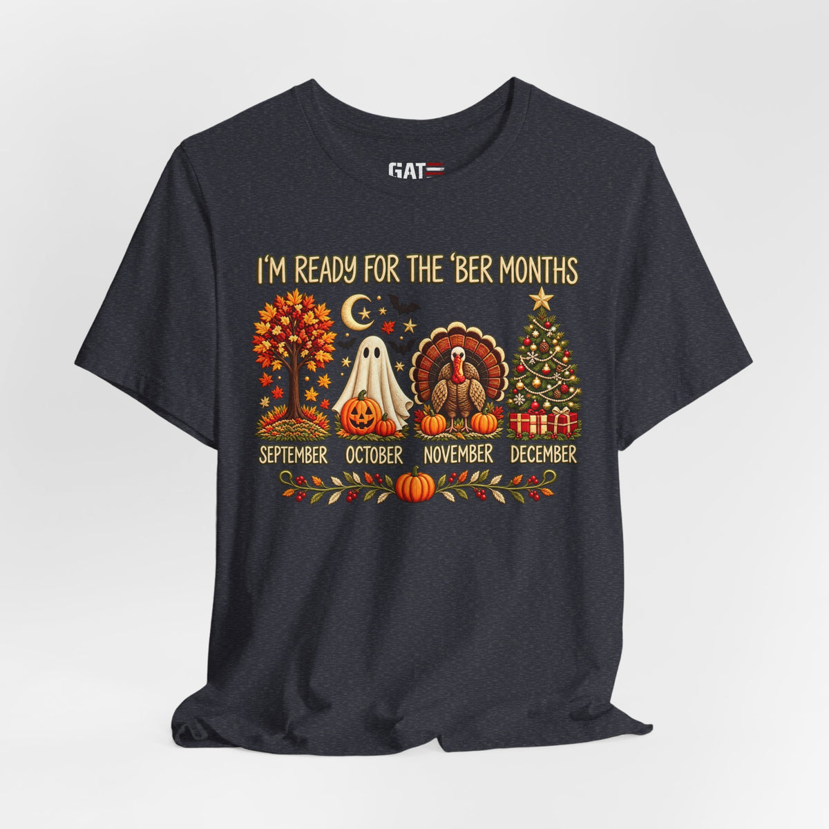 September to December Shirt | Fall Thanksgiving Christmas Tee