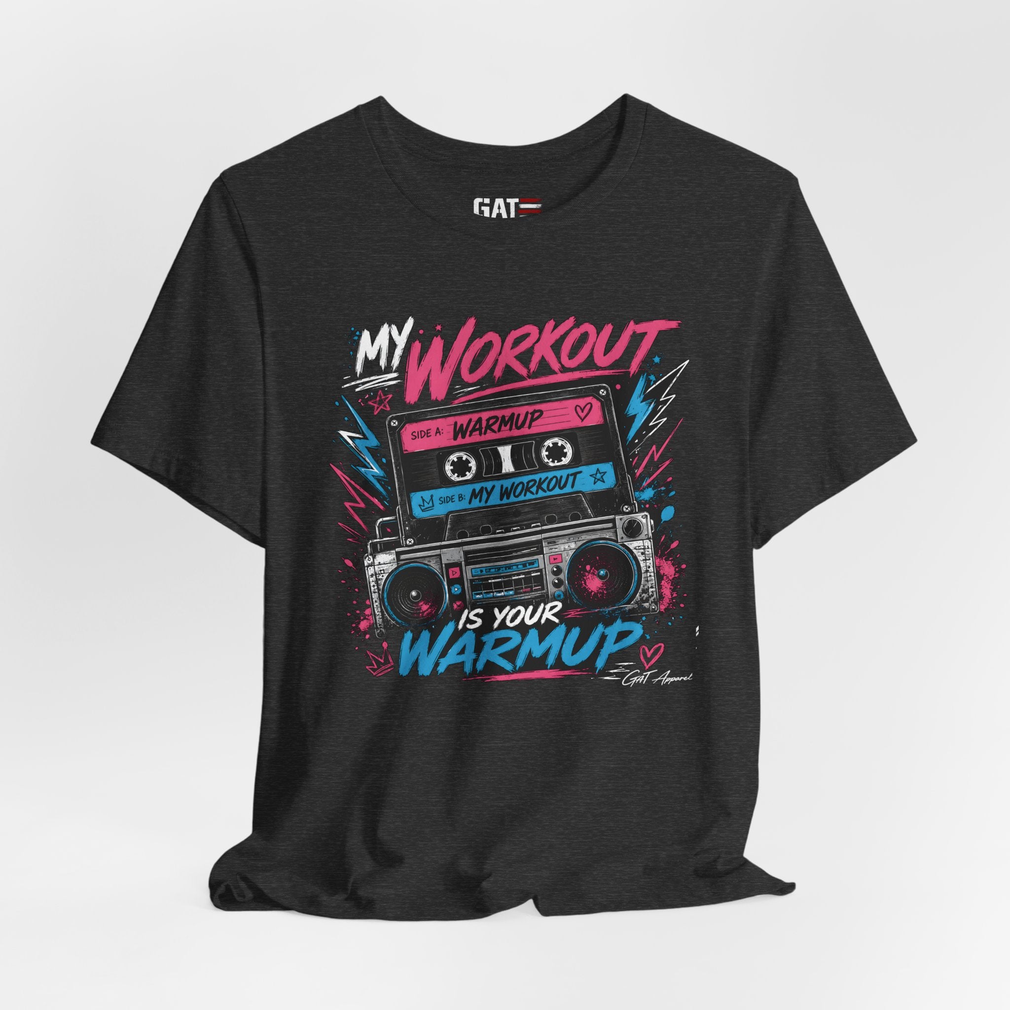 My Workout Is Your Warmup Shirt, Retro Gym Shirt, Women's Workout Tee, Fitness Graphic Shirt, 80s Gym Shirt