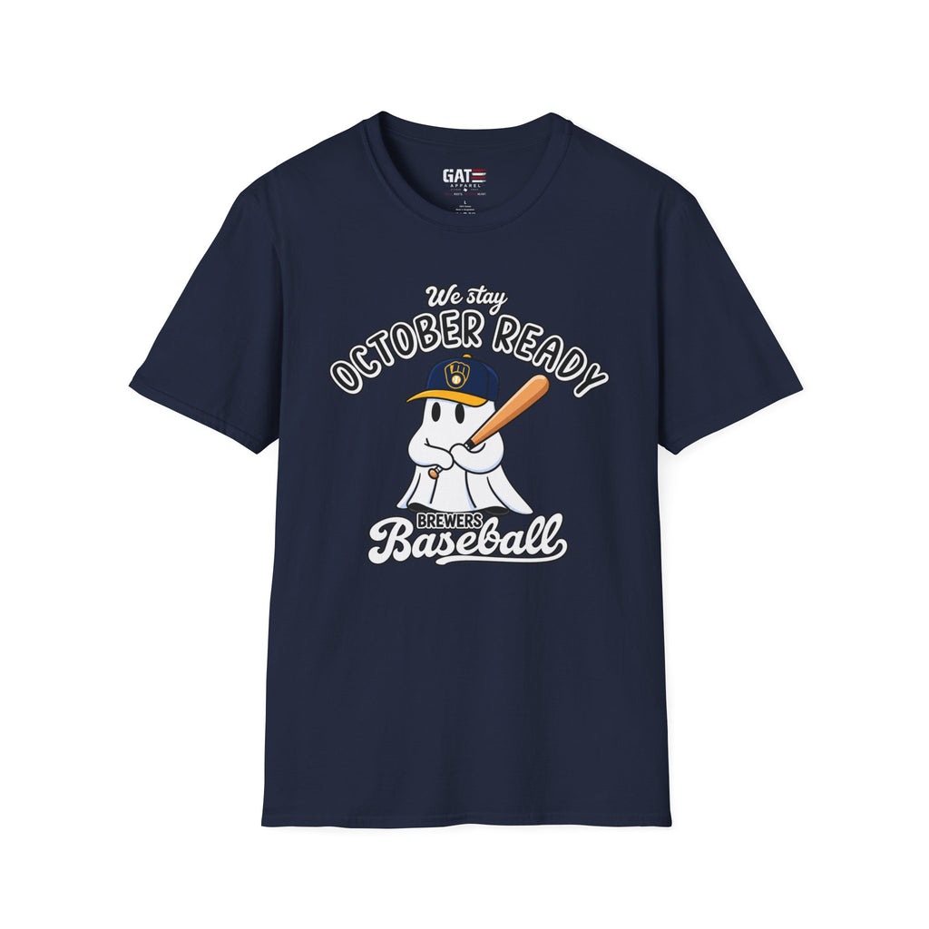 Milwaukee Brewers October Ready Halloween baseball T-shirt