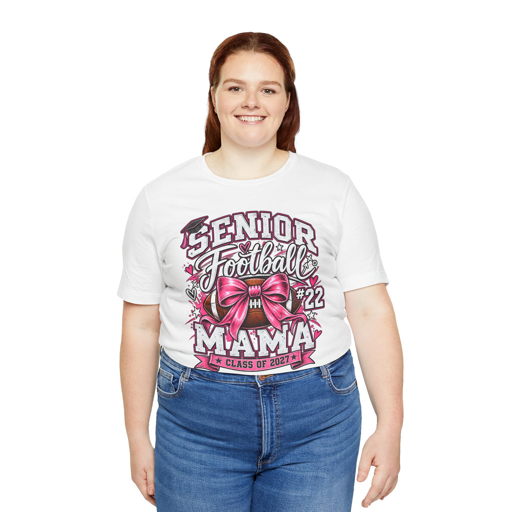 Football Mom Personalized Shirt Custom Player Name Number Helmet Game Day Tee
