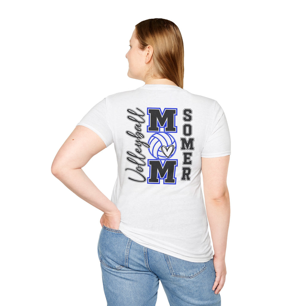 Volleyball Mom T‑Shirt – Custom Name