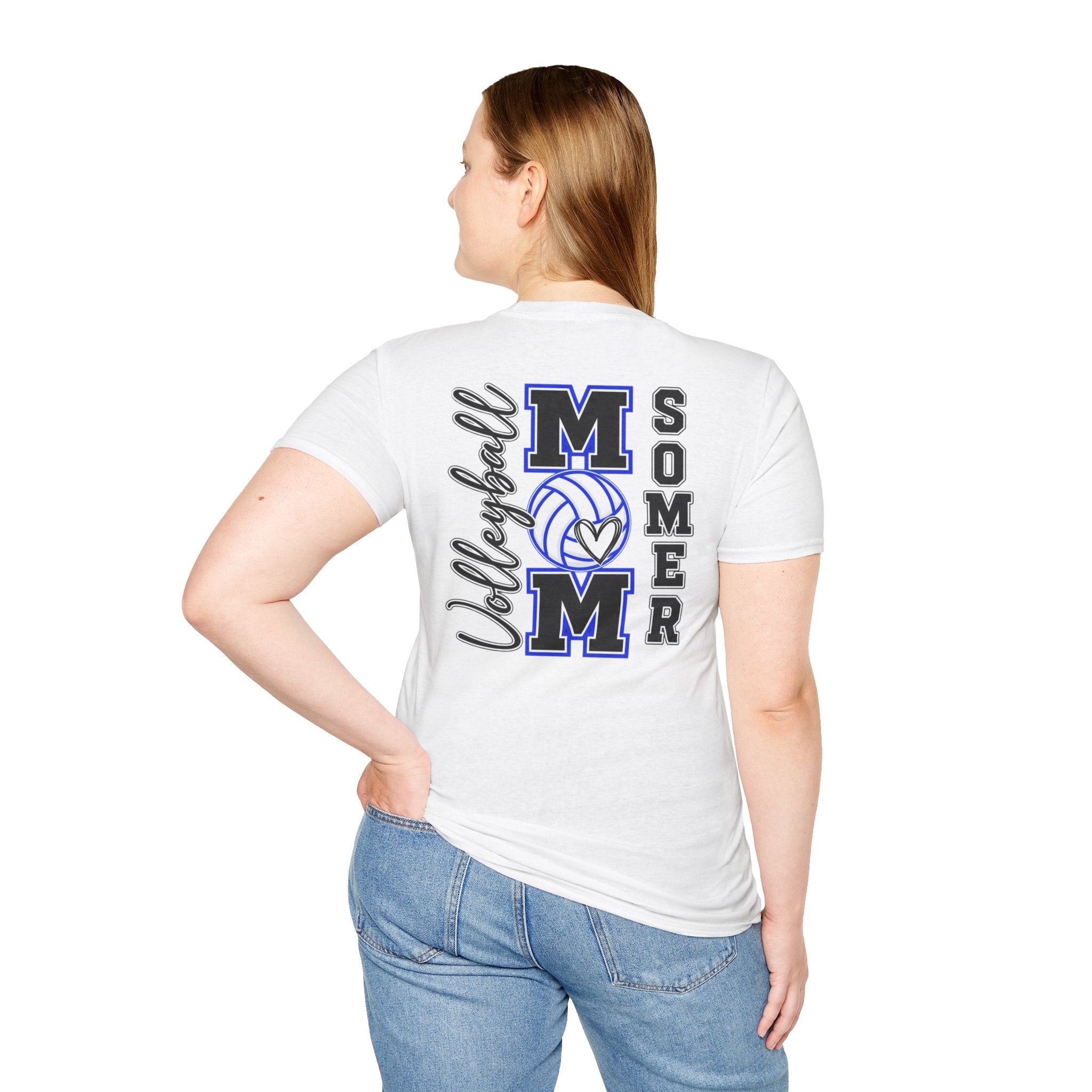 Volleyball Mom T‑Shirt – Custom Name