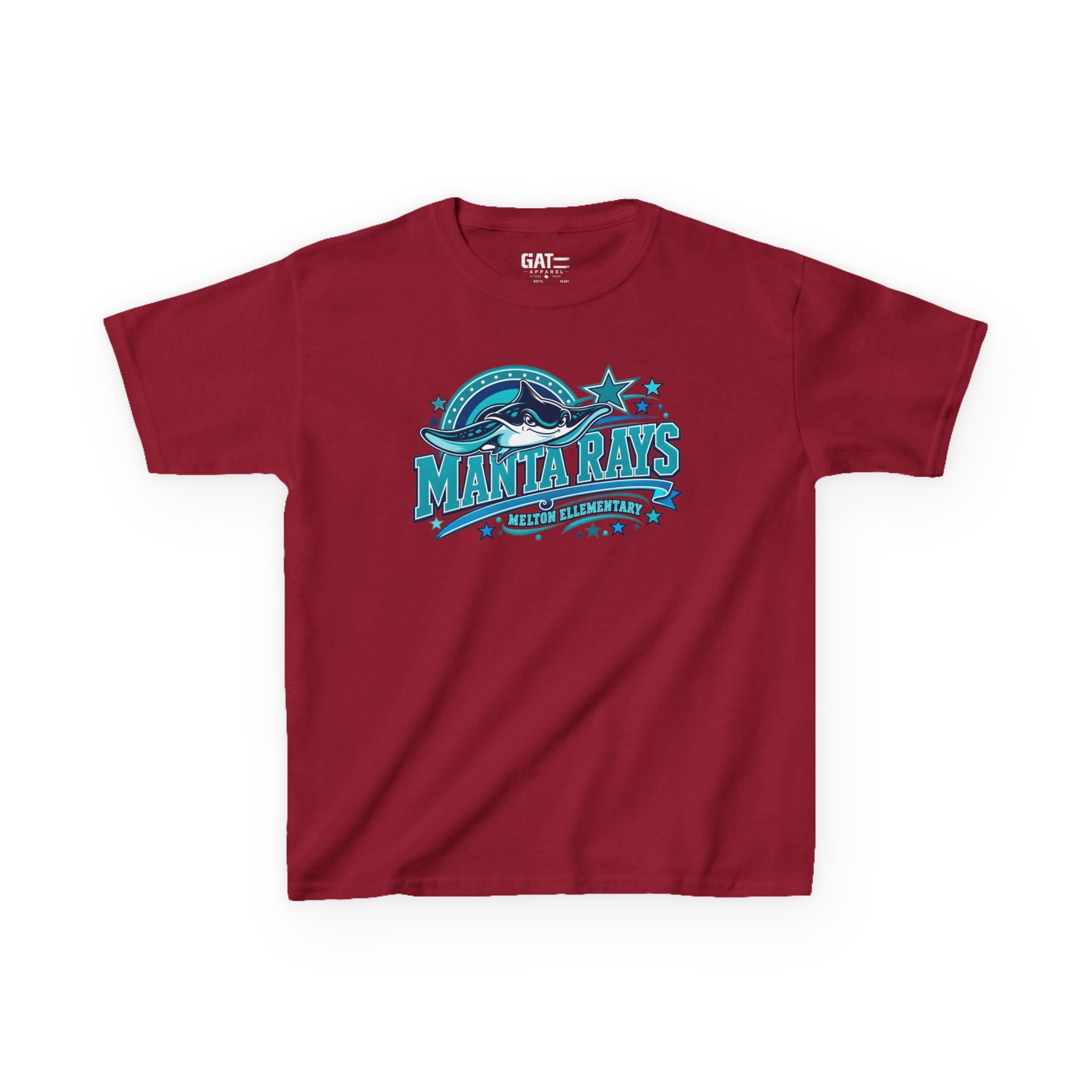 Melton Kids Tee — 'Manta Rays' Ocean Graphic Youth Tee