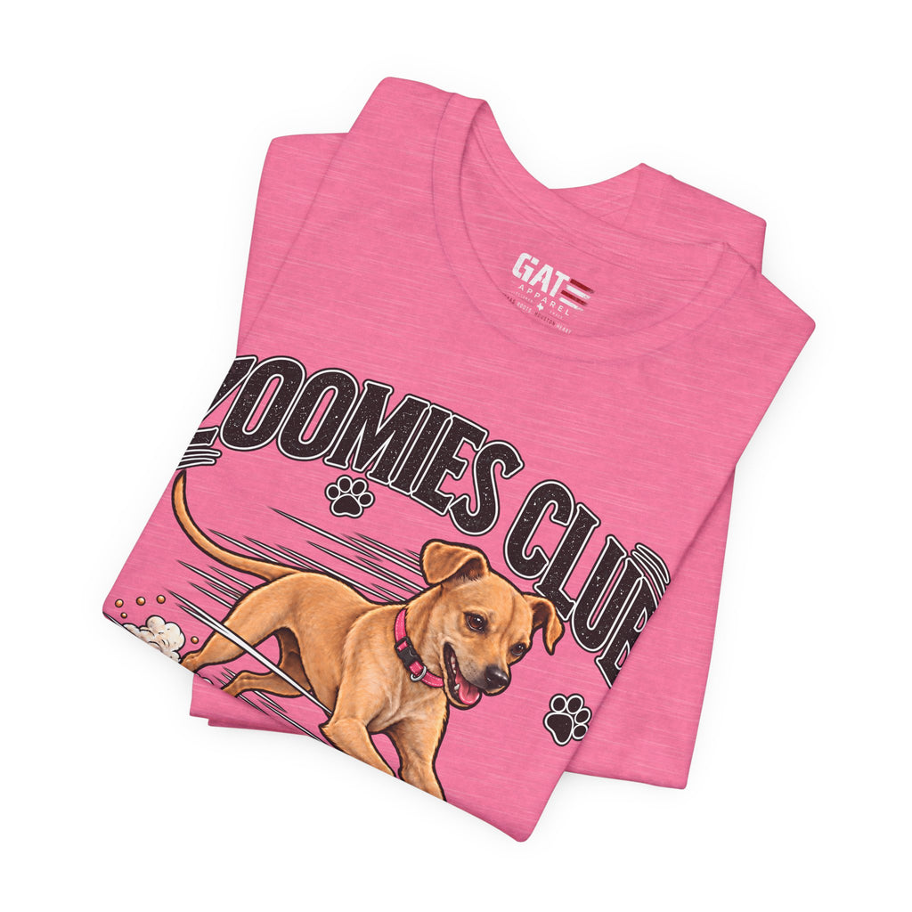 Personalized Zoomies Club Dog Shirt | Custom Pet Tee
