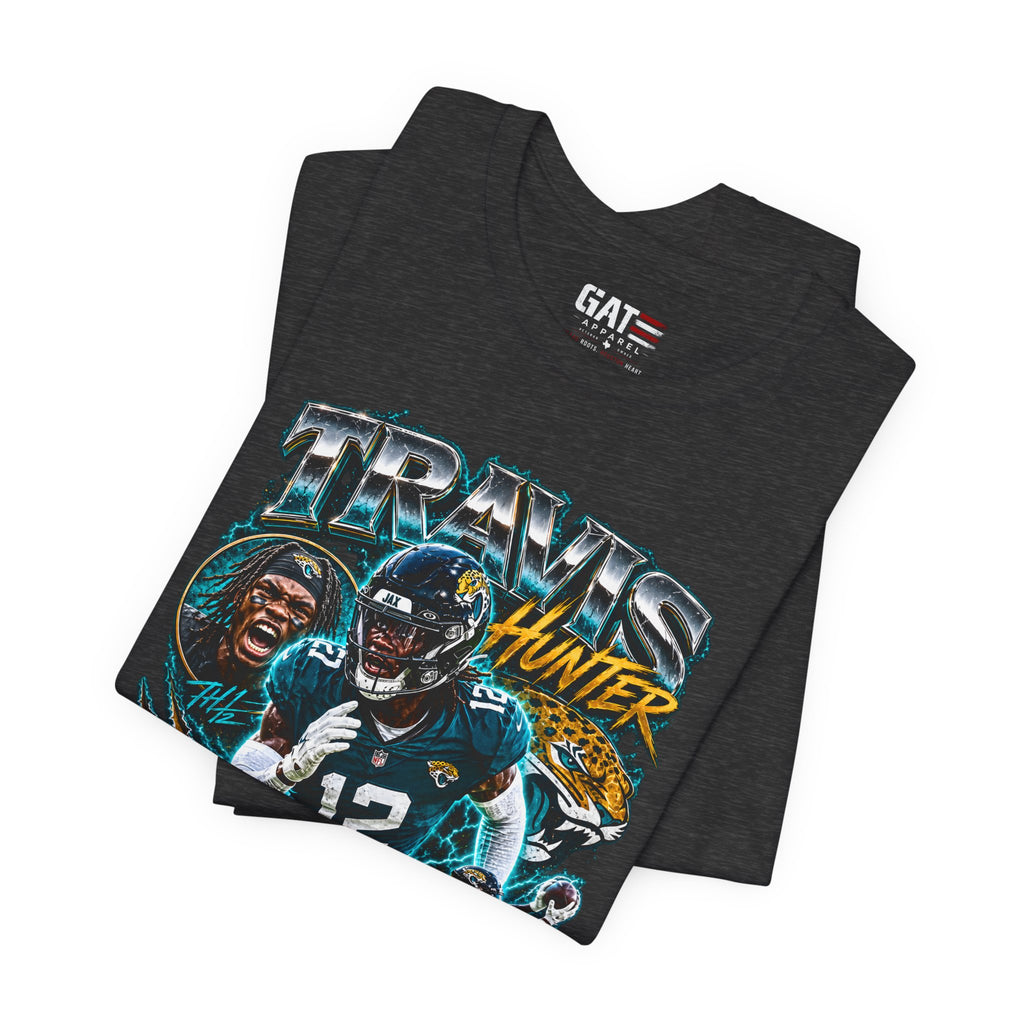 Travis Hunter Jacksonville Jaguars Tee Retro Player Graphic T-Shirt