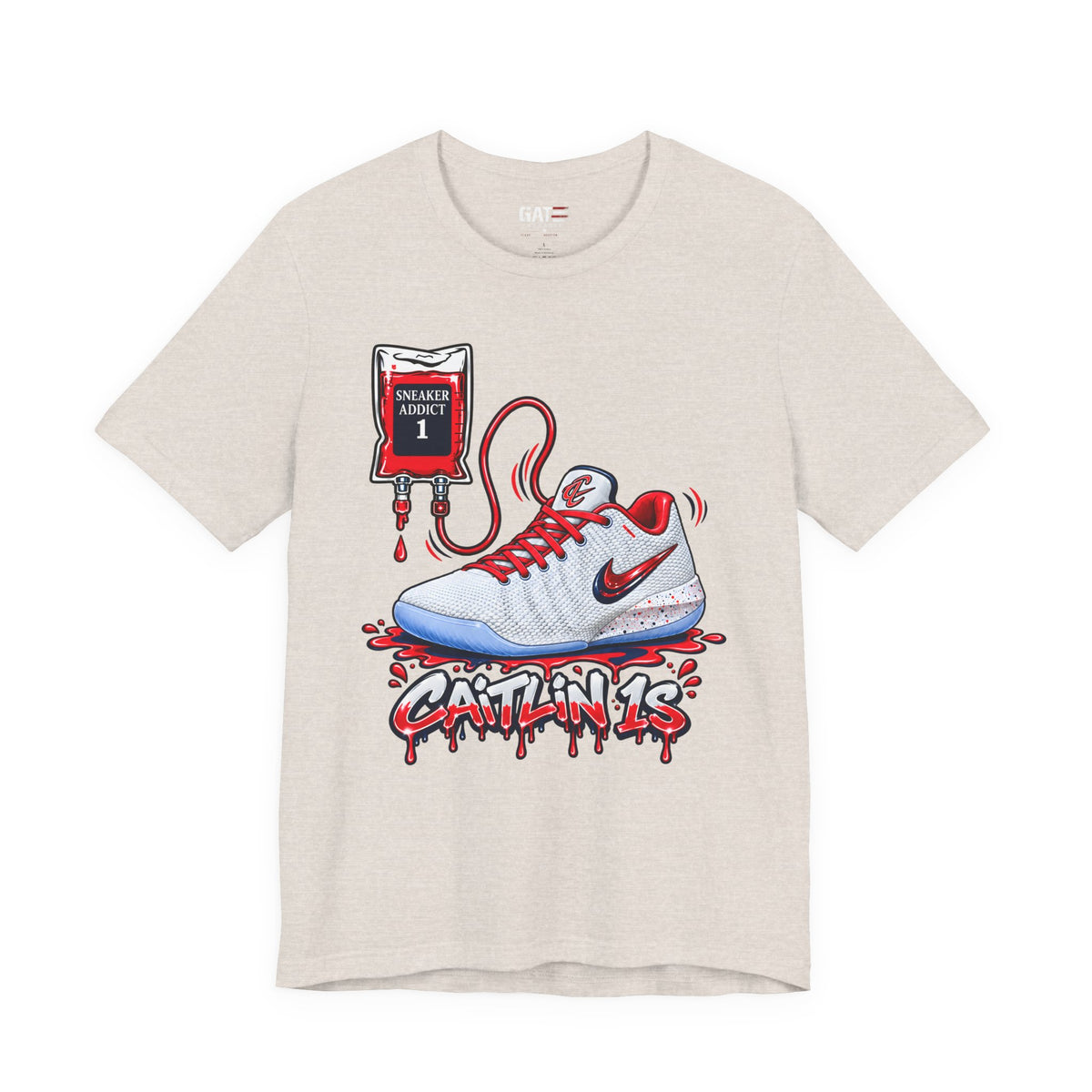 Caitlin Clark Caitlin 1s Addict Whites Sneaker Shirt