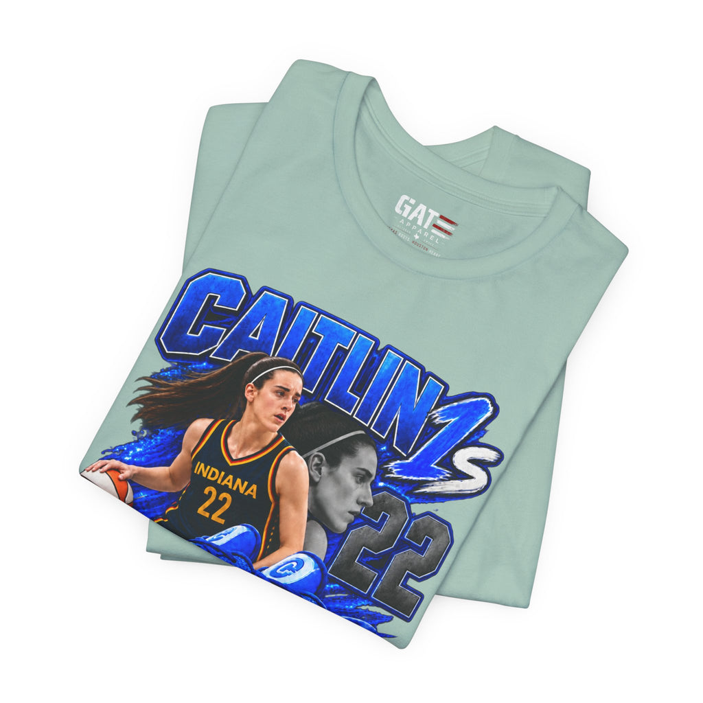 Caitlin Clark Caitlin 1s Racer Blue Classic Sneaker Shirt