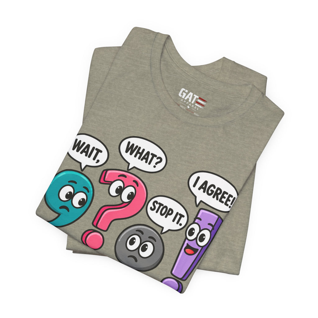 Punctuation Teacher Shirt | Funny Grammar Classroom Tee