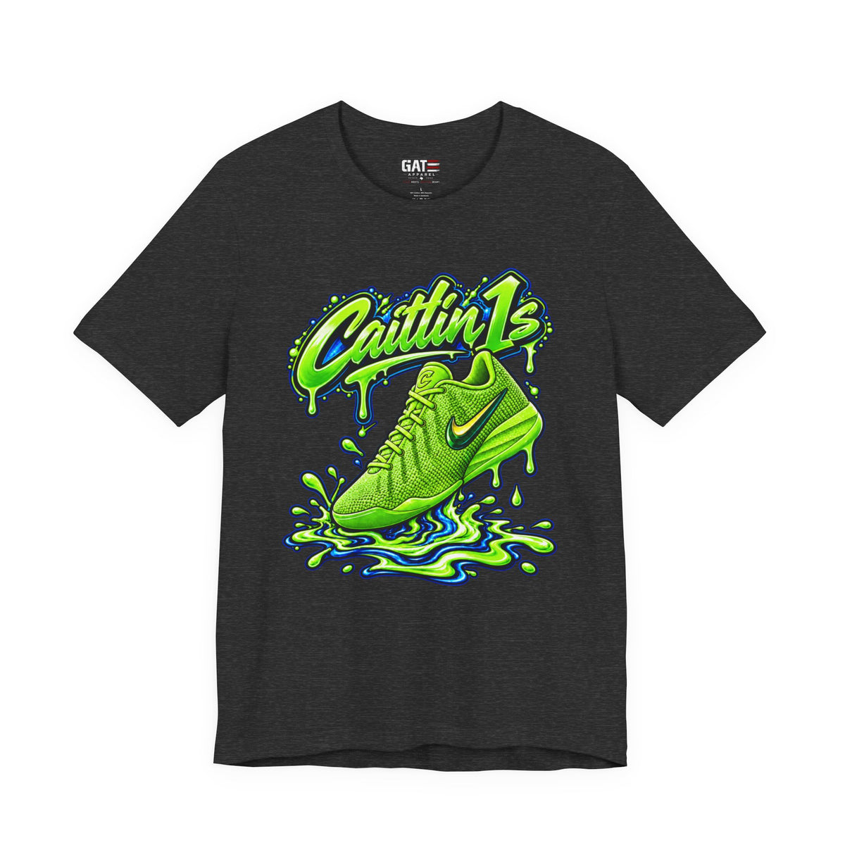 Caitlin Clark Caitlin 1s Electric Green Sneaker Shirt