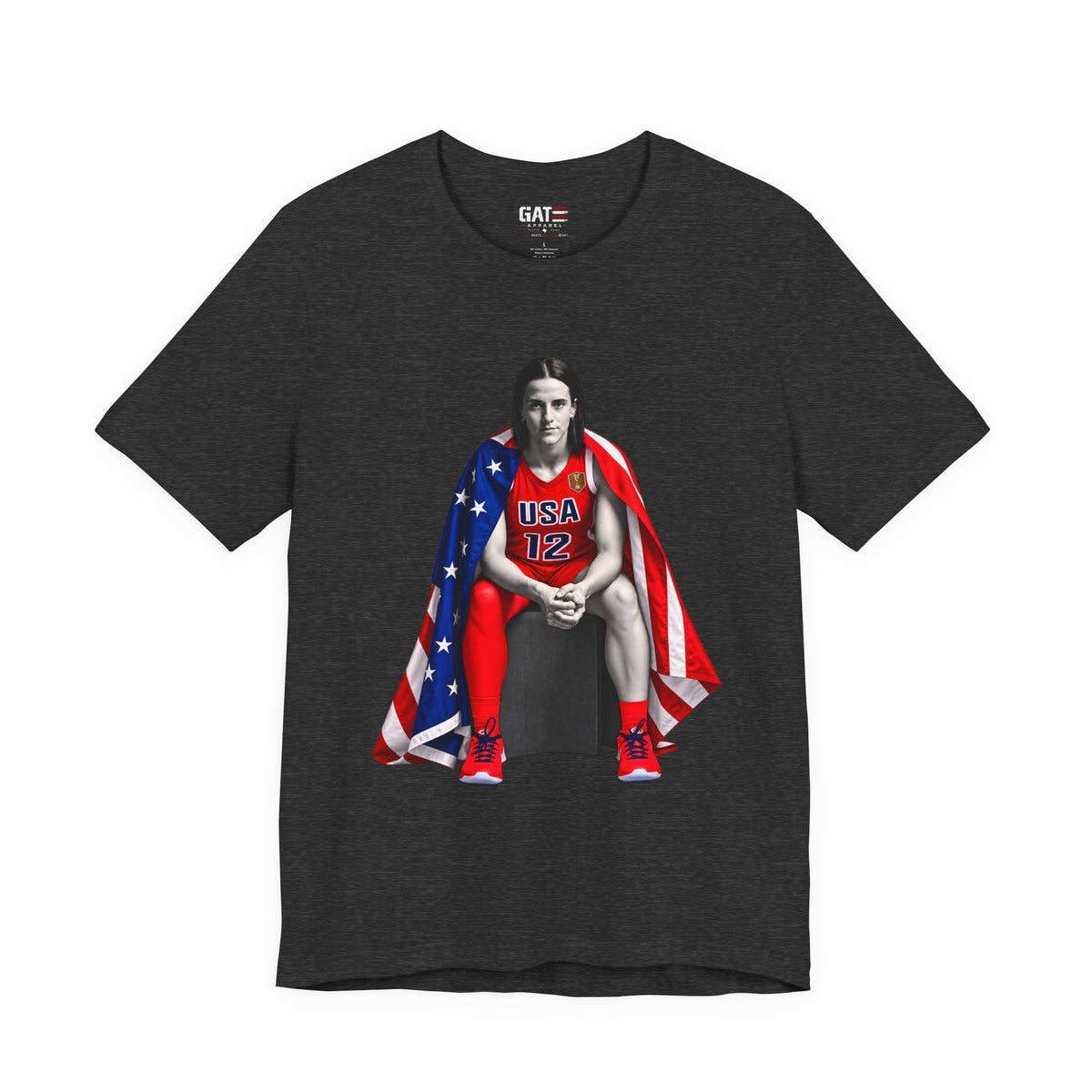 Caitlin Clark Team USA Shirt | Indiana Fever WNBA Tee