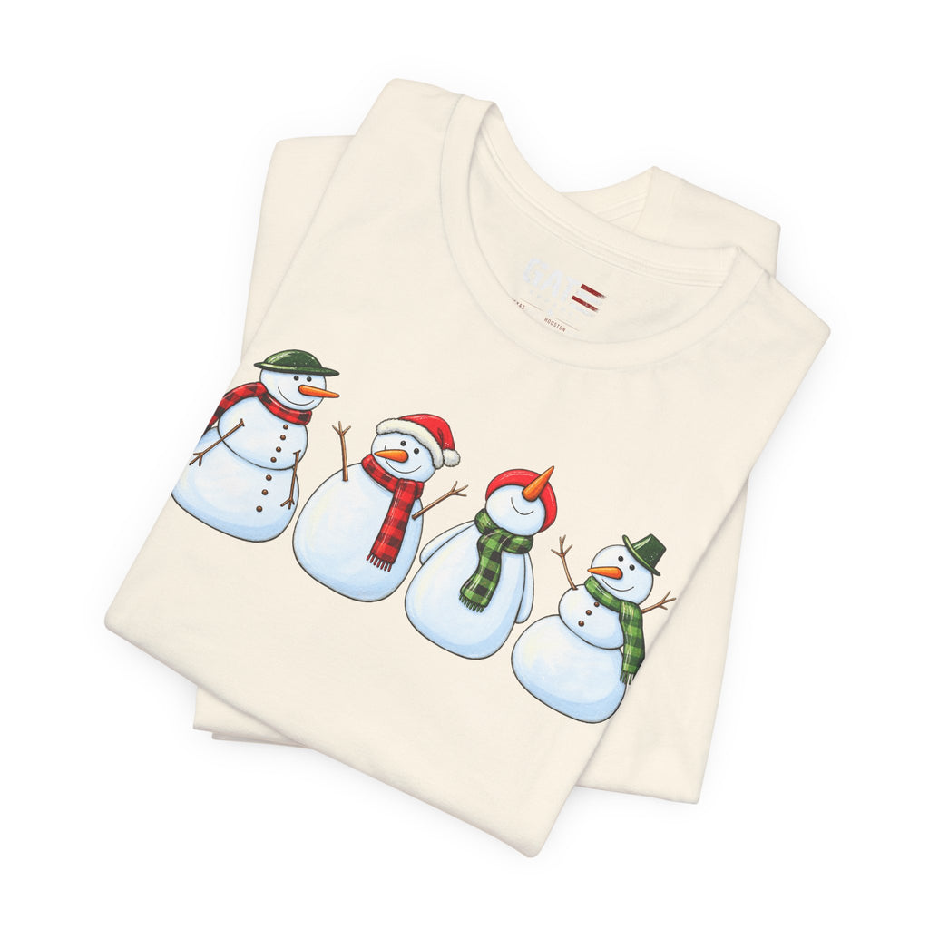Snowman Winter Graphic T-Shirt - product mockup view 19