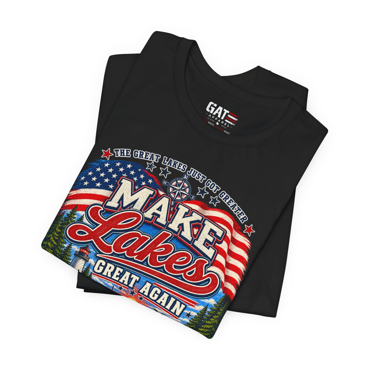 Make Lakes Great Again Shirt | Lake America Patriotic Tee