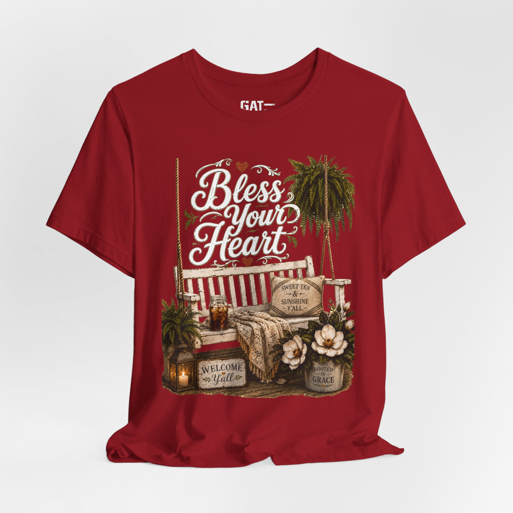 Funny Southern Shirt, Bless Your Heart Tee, Southern Humor Graphic Tee, Magnolia Floral Shirt, Country Girl Gift, Farmhouse Style Tee