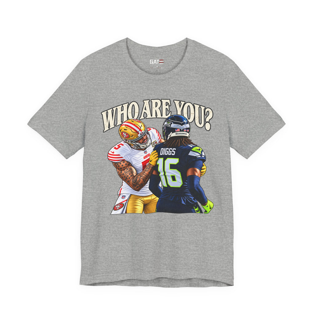 San Francisco 49ers Mike Evans Who Are You? Football T-Shirt