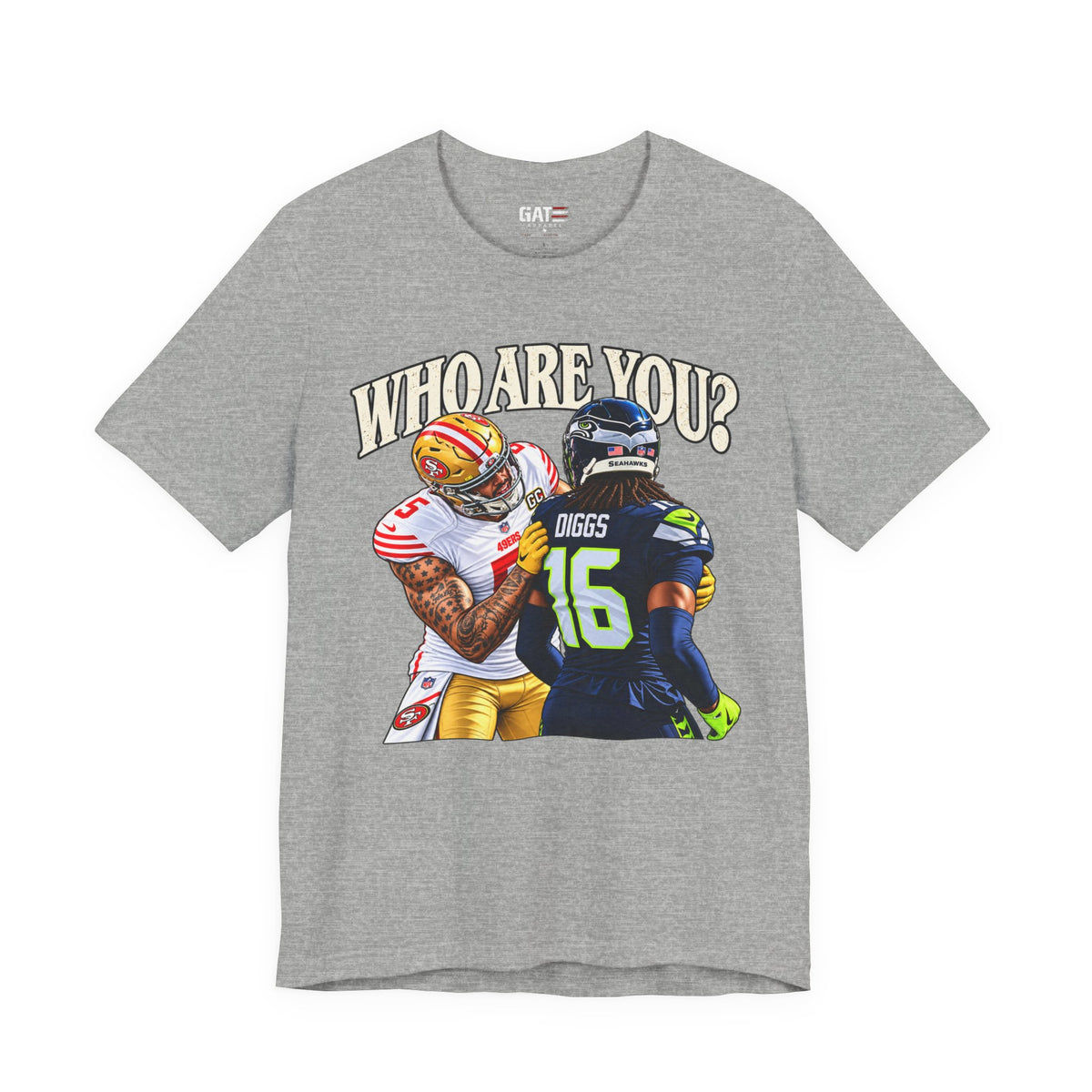 San Francisco 49ers Mike Evans Who Are You? Football T-Shirt