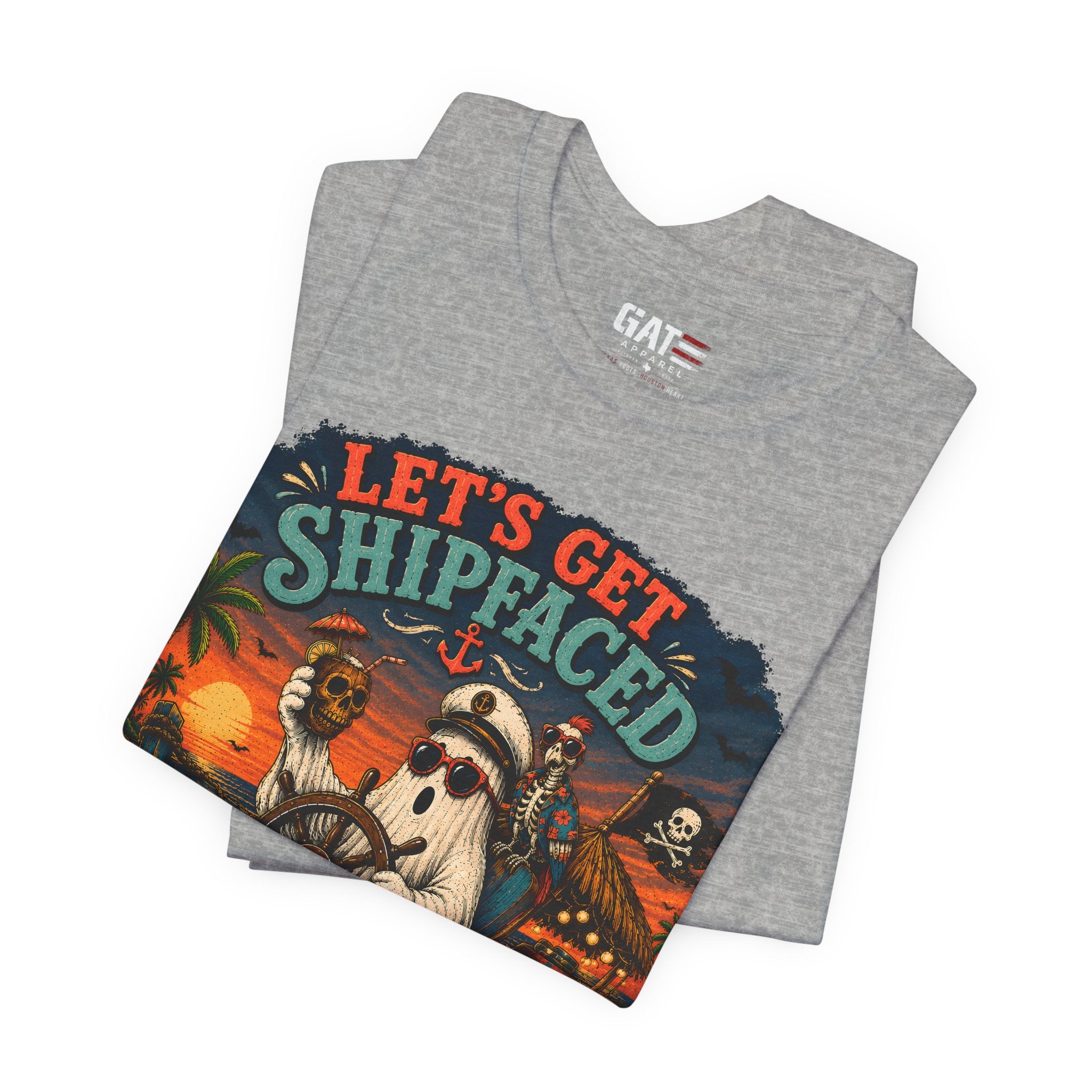 Summerween Shirt, Spooky Beach Shirt, Ghost Beach Tee, Halloween Beach Shirt, Coastal Halloween Tee, Tropical Ghost Shirt