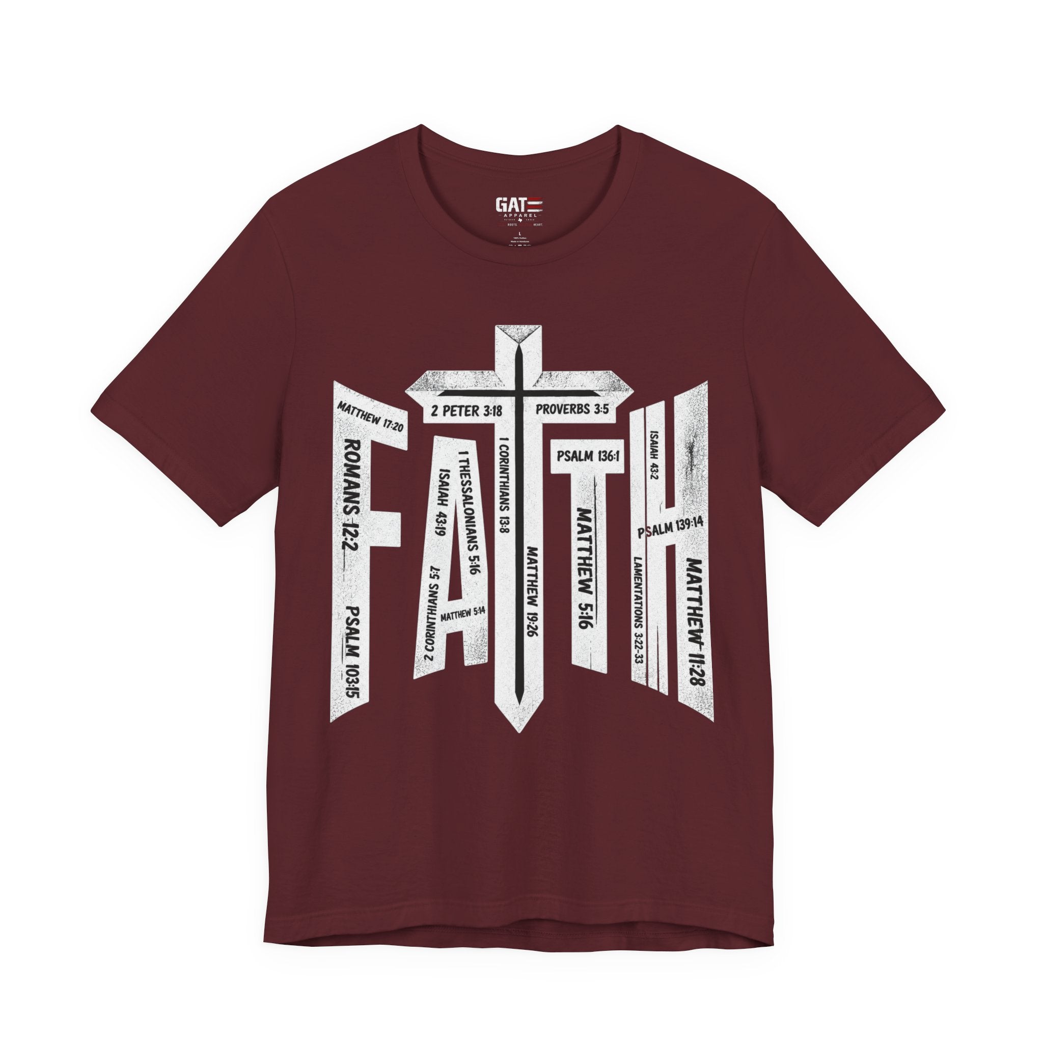 Faith Cross T-Shirt – Bible Verse Reference Graphic Tee