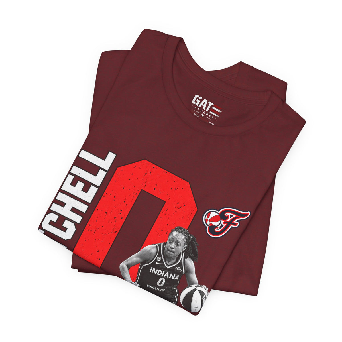 Kelsey Mitchell Shirt | Indiana Fever WNBA Basketball Tee