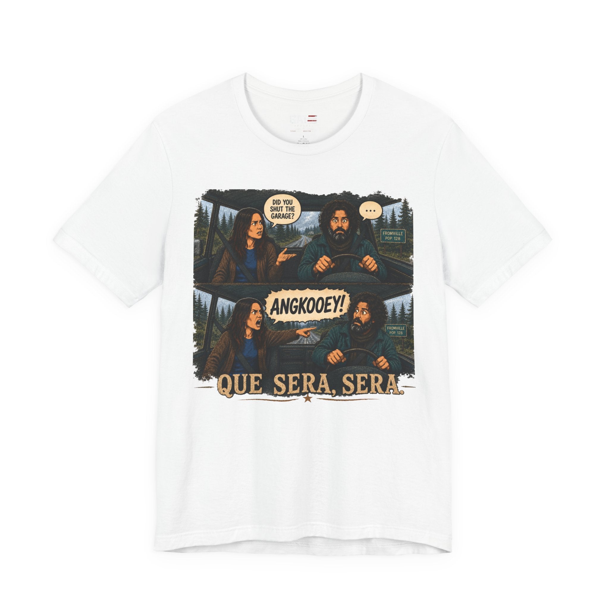 From|FromVille|Angkooey|Funny Horror Comedy Tee| Driving