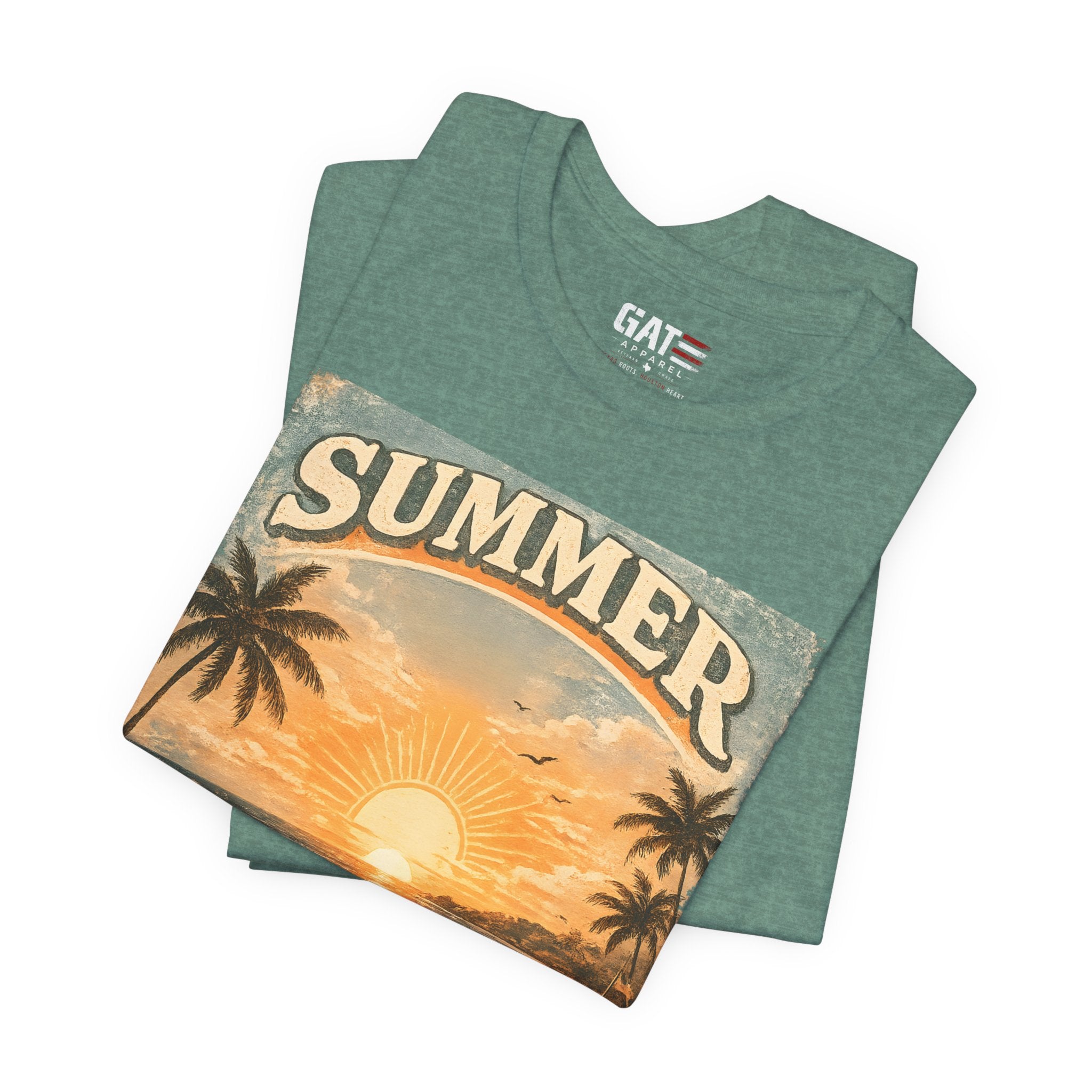 Du Bist Gut Genug Shirt, You Are Enough Tee, Summer Beach Sunset Graphic Shirt, German Quote Retro Aesthetic Tee