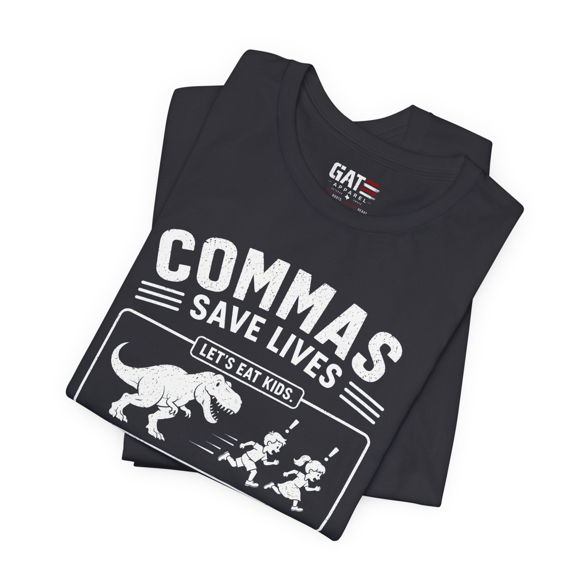 Funny Grammar Shirt, Commas Save Lives Shirt, Let's Eat Kids Tee, English Teacher Shirt, Punctuation Shirt, ELA Teacher Gift, Back to School