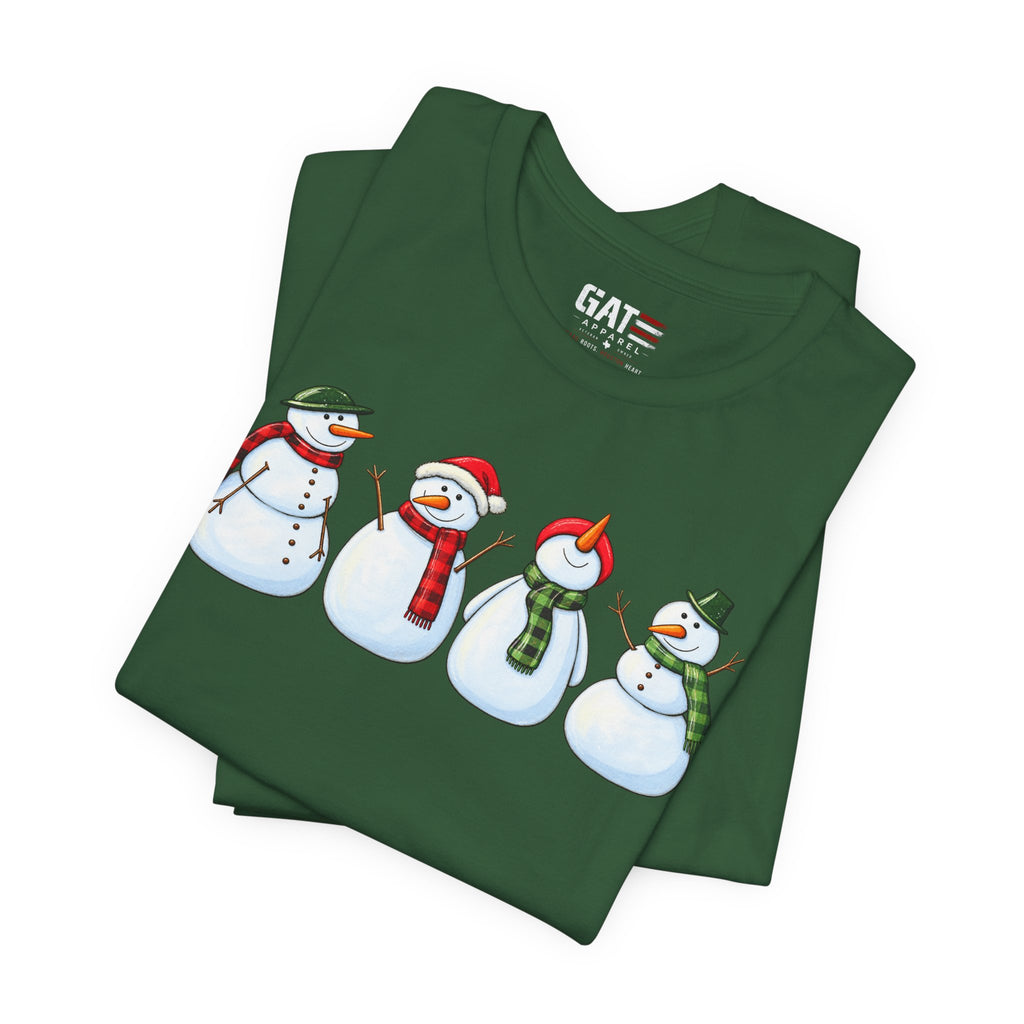 Snowman Winter Graphic T-Shirt - product mockup view 32