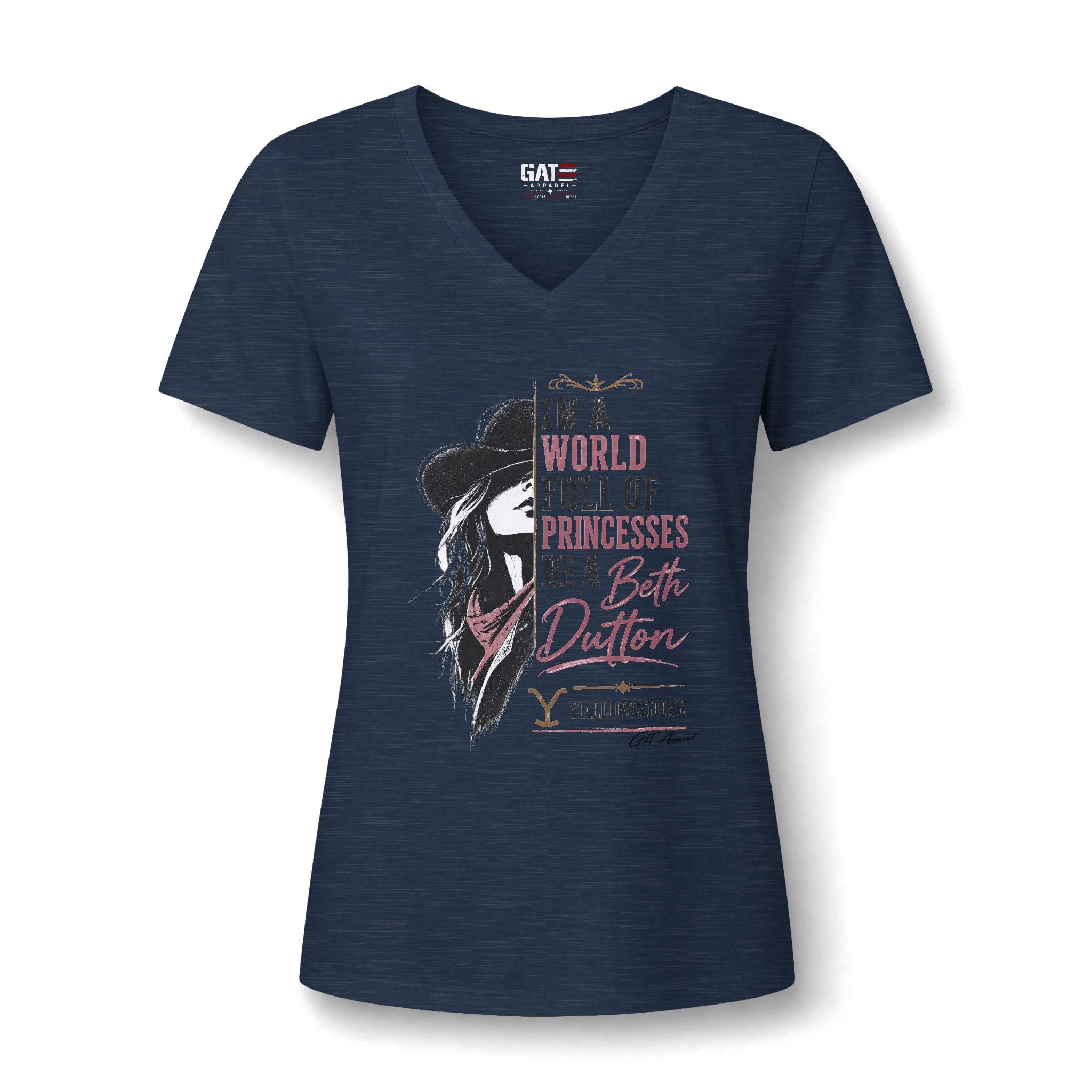 Yellowstone 'Be a Beth Dutton' Women's V-Neck Tee