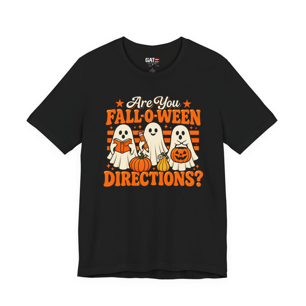 Halloween Teacher Shirt – Are You Falloween Directions? – product photo