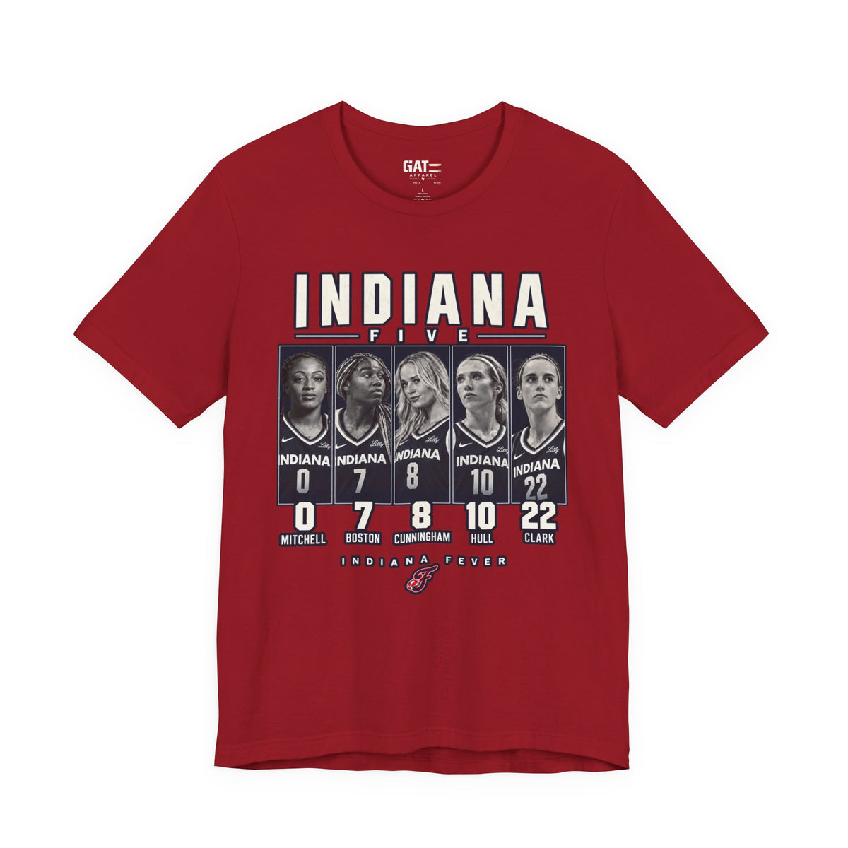 Indiana Fever The Five Shirt | Caitlin Clark WNBA Basketball Tee