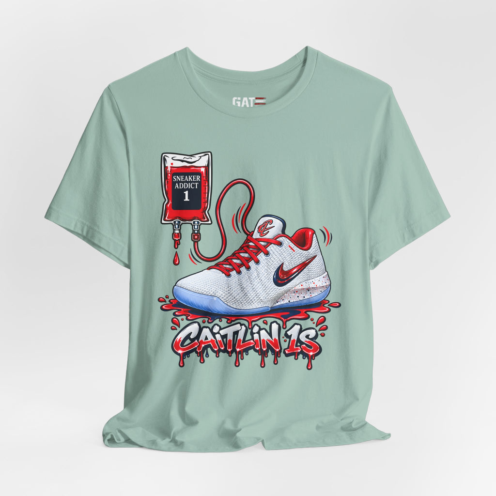 Caitlin Clark Caitlin 1s Addict Whites Sneaker Shirt