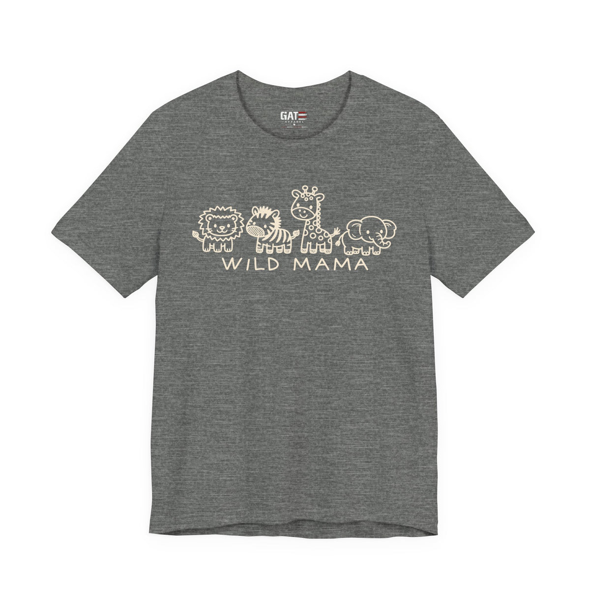 Wild Mama T-Shirt – Cute Baby Animal Graphic Tee for Moms - product image 8