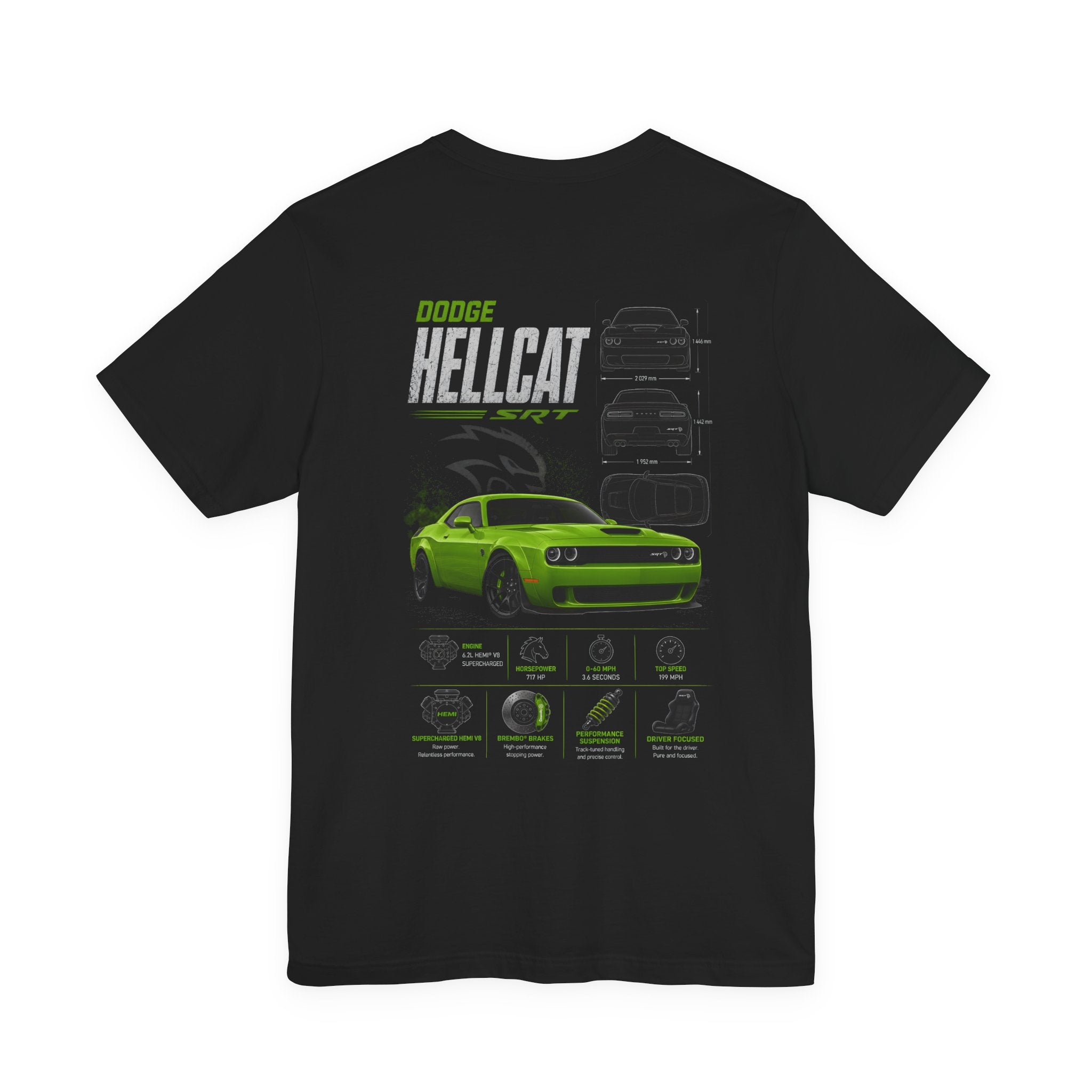 Custom Car/Truck Shirt|You Choose Make And Model|Chest Design With Large Back Graphic