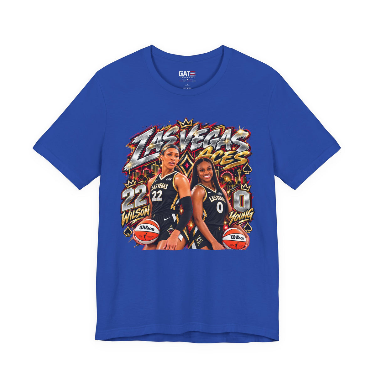 Las Vegas Aces WNBA Shirt – Women's Basketball Graphic Tee product mockup 10