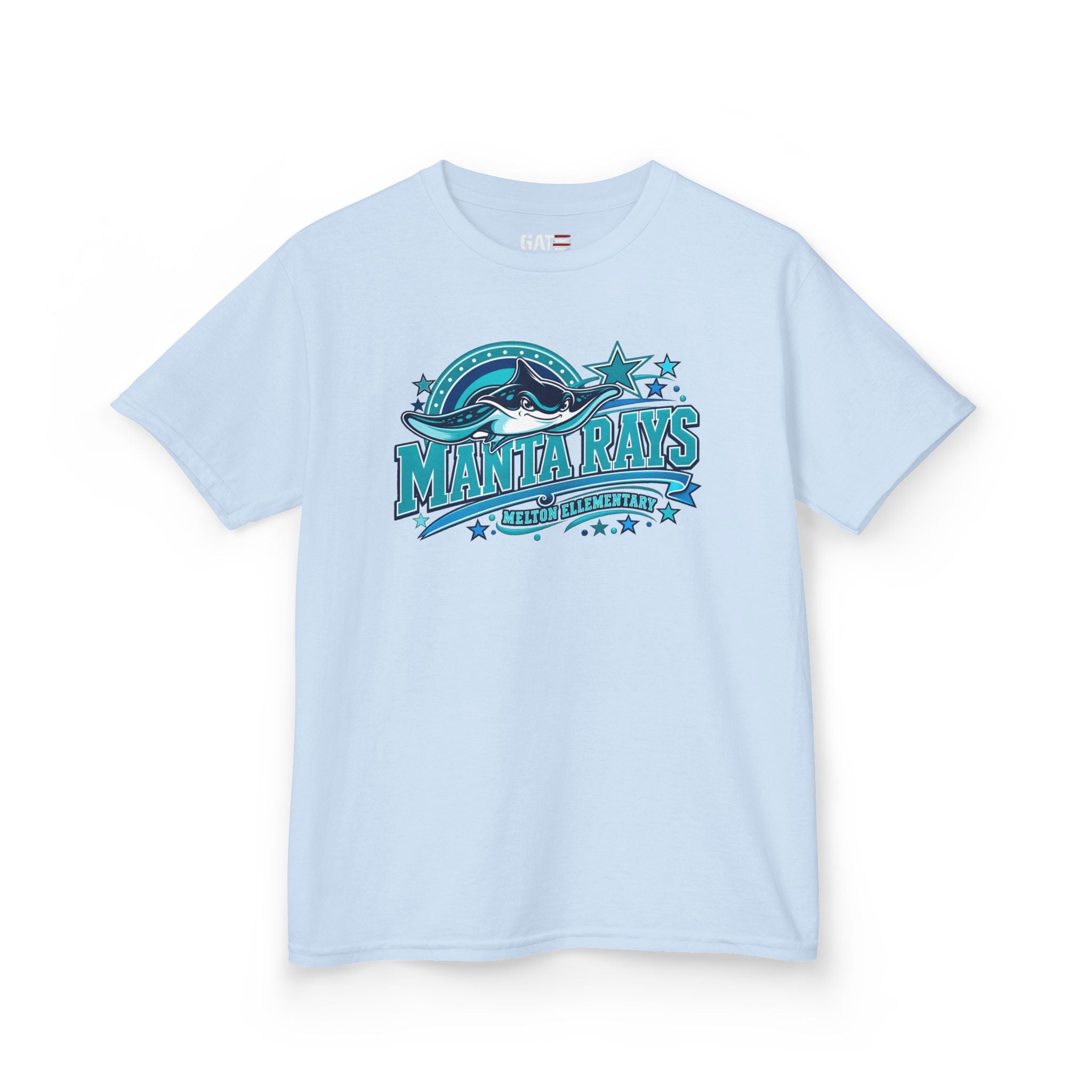 Melton Kids Tee — 'Manta Rays' Ocean Graphic Youth Tee