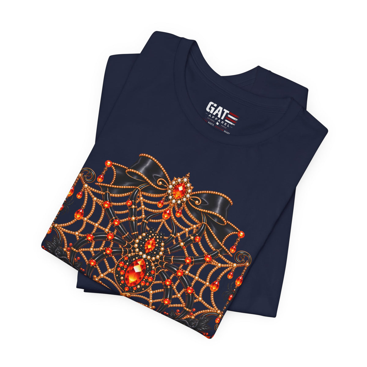 Halloween Spider & Pumpkins T‑Shirt