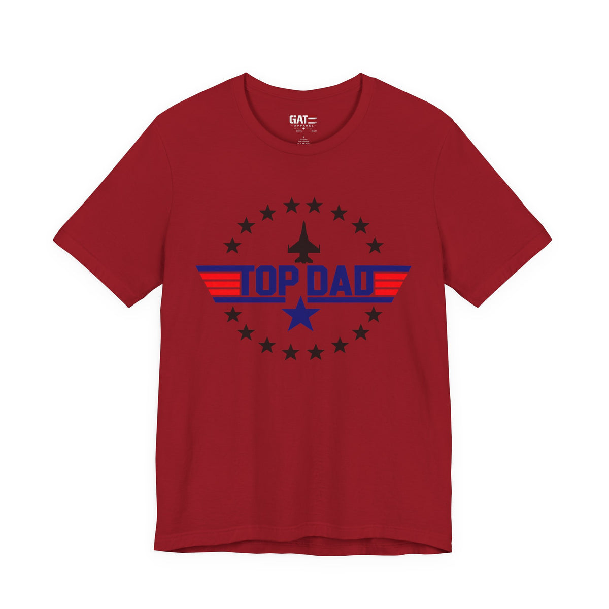 Top Dad T‑Shirt — Patriotic Aviation Dad Tee (Father’s Day Gift)